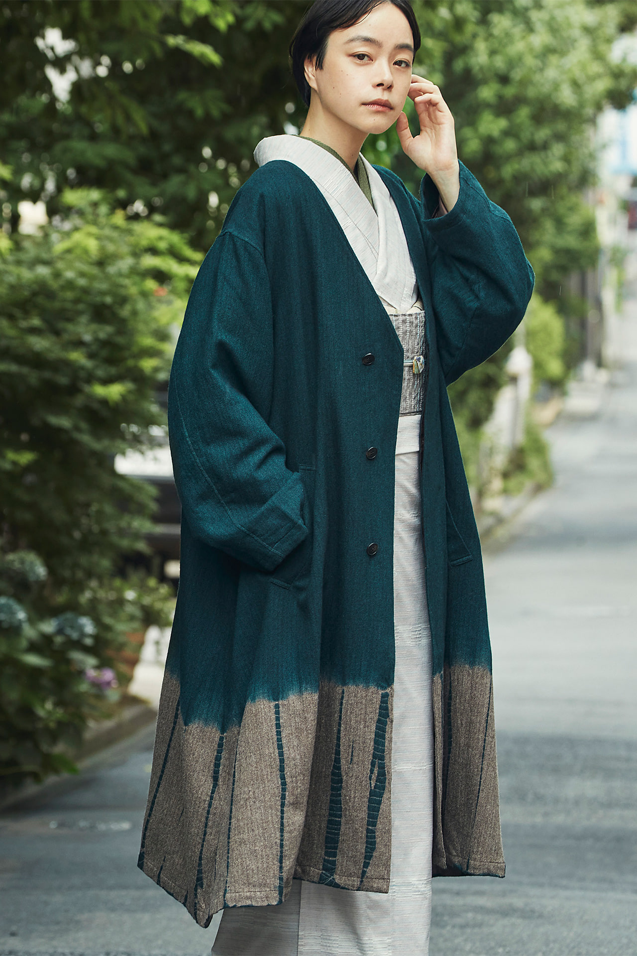 Suzusan × kimono yamato/コート-