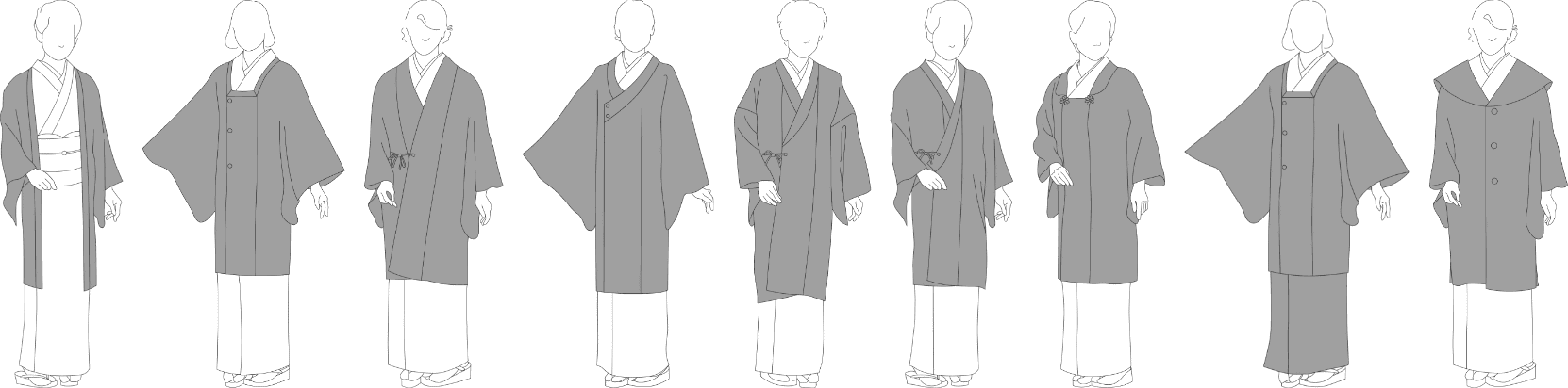 やまと可憐の生地でコートや羽織をお誂えできます