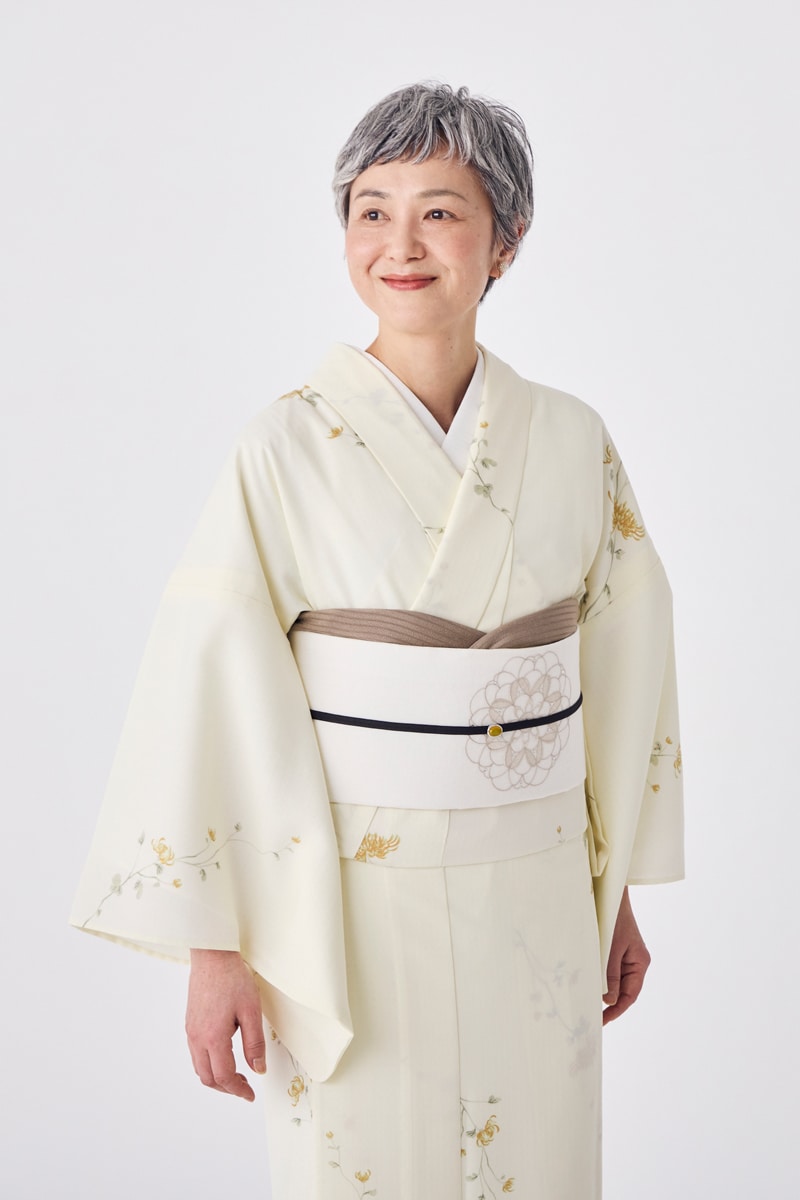 −夏の小紋と色無地−