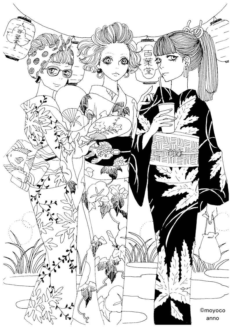 漫画家 安野モヨコさん ときものやまとがコラボ