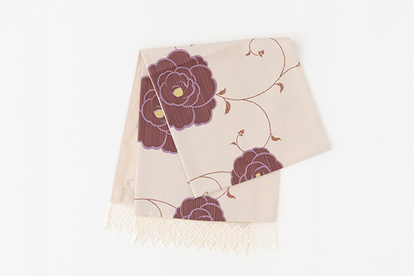 両端レースショール