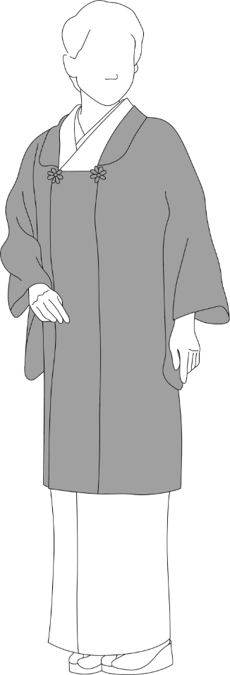 衿型 被布衿コート