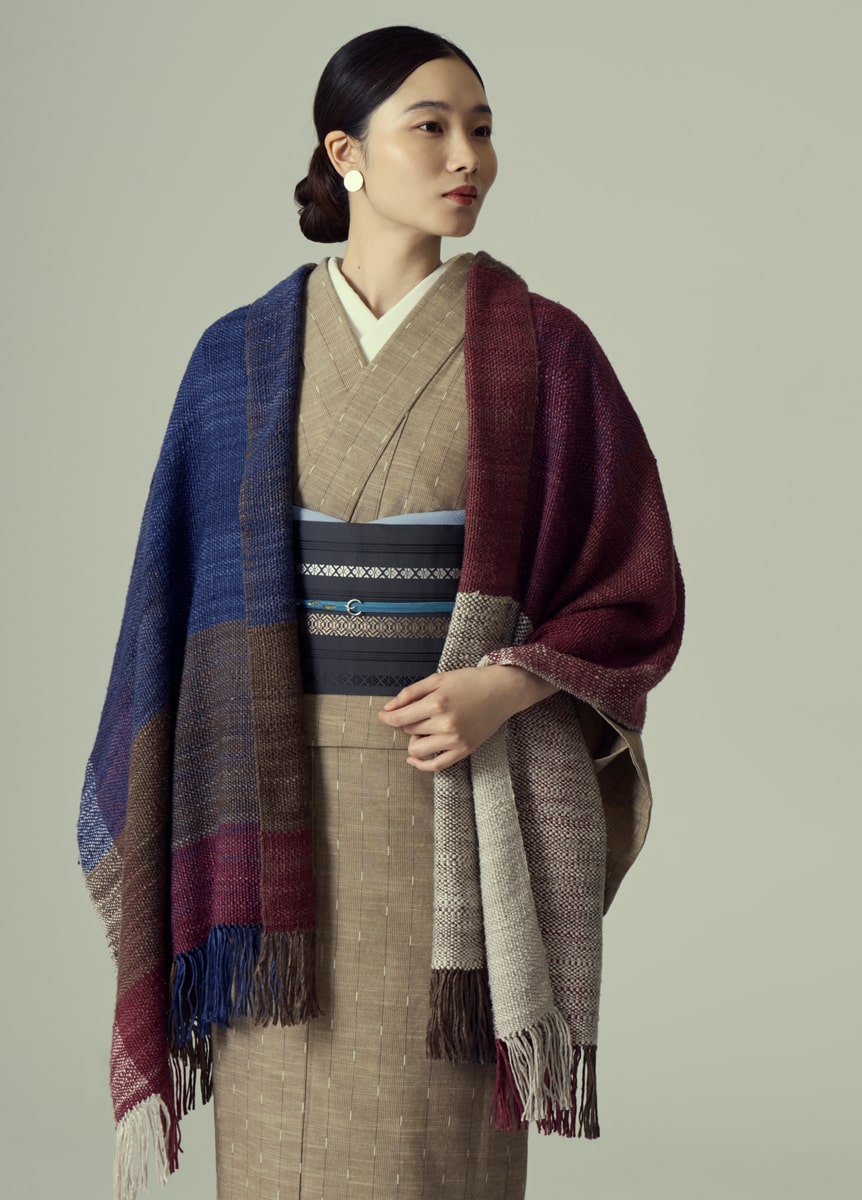 結城紬　真綿ショール コレクション】結城紬のショール 2023 – 結城紬の奥順【つむぎの