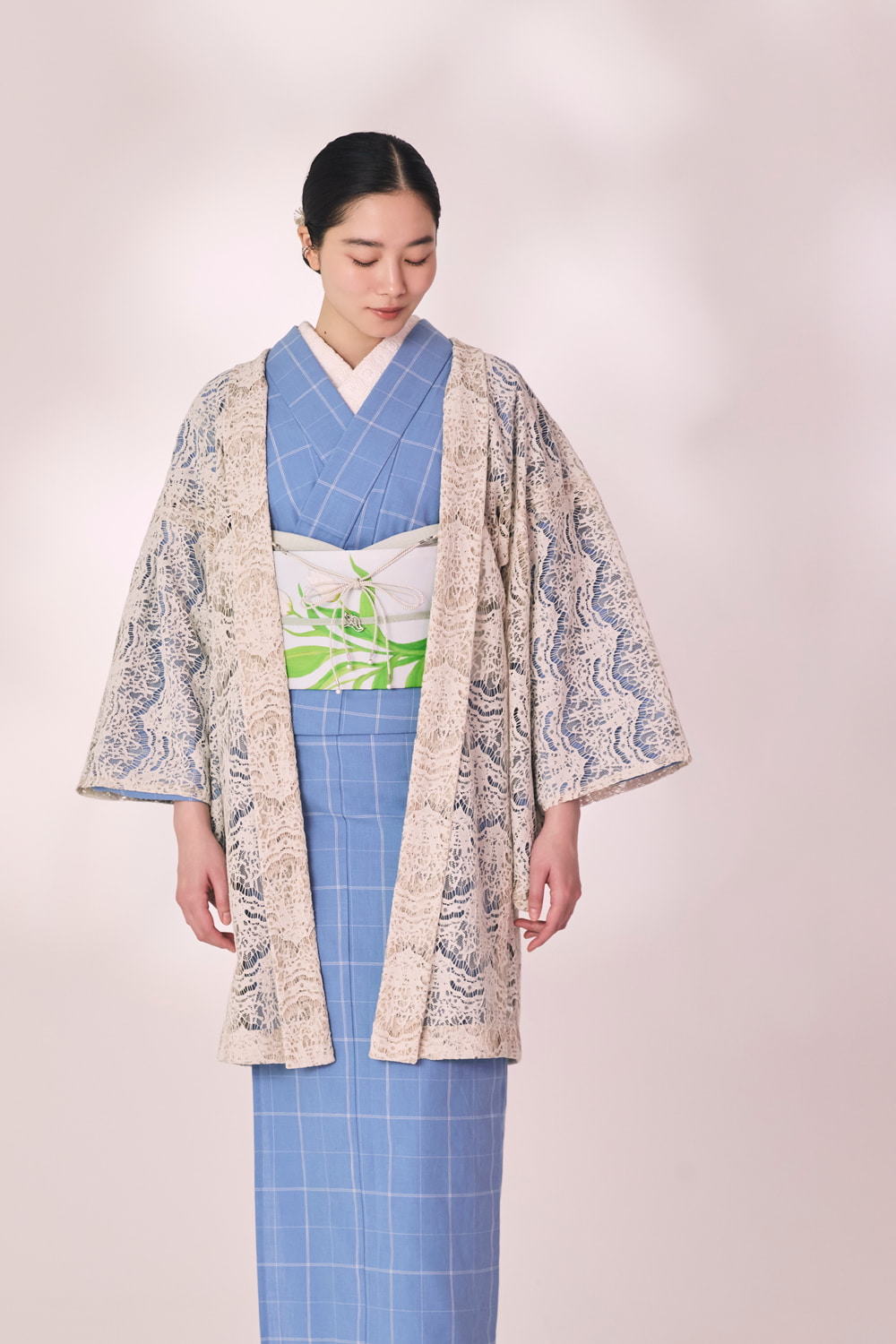 片貝木綿　ウィンドウペンチェック 02