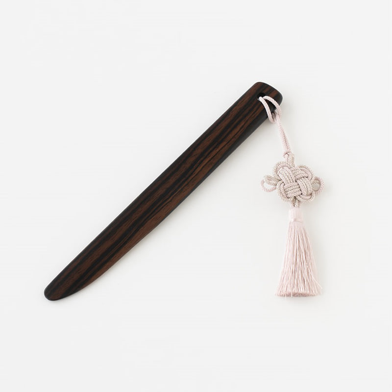 よそおいへら　コクタン　タッセル付