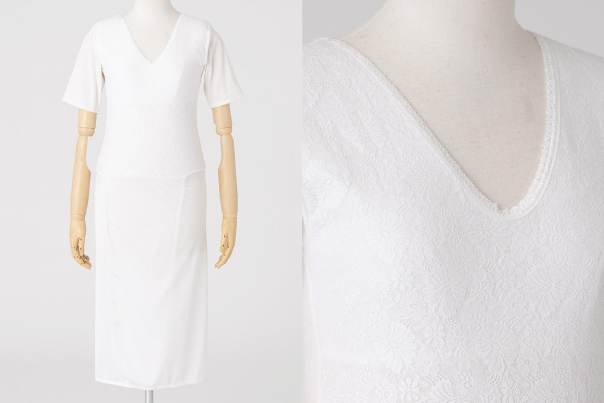 ワンピース肌着【あったか素材】