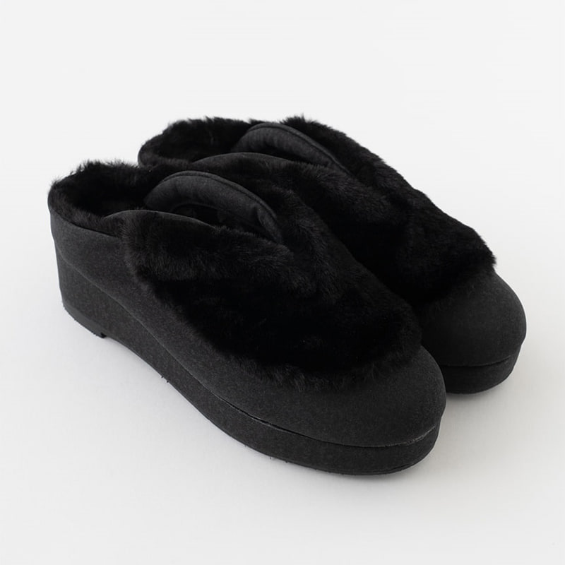 あったか冬履き ブラック