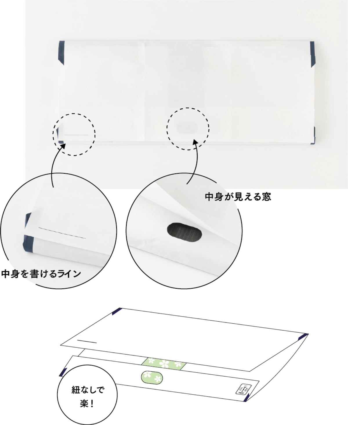 シンプルなたとう紙 ３枚セット