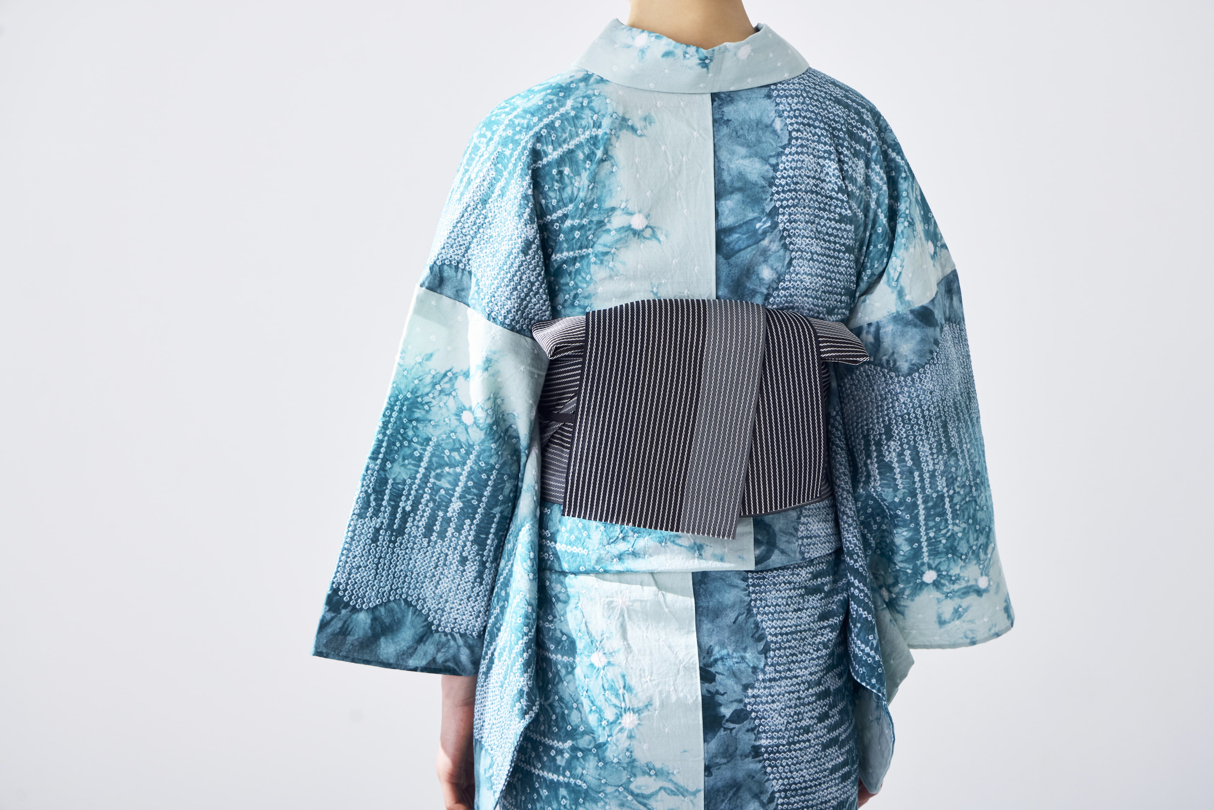 麻絹 半幅帯
