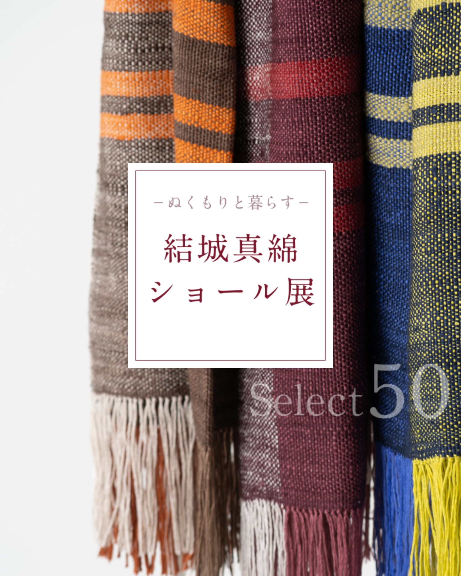 結城真綿ショール展