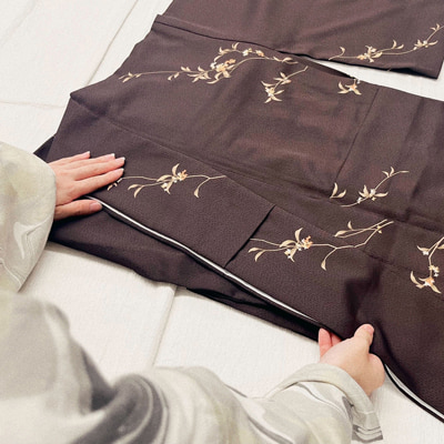 きものをたたむ