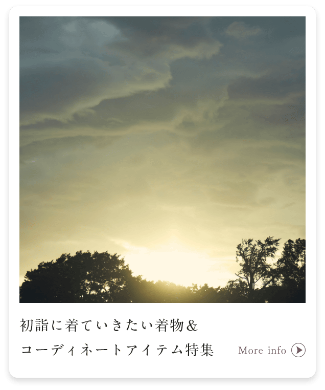 初詣に着ていきたい着物＆コーディネートアイテム特集