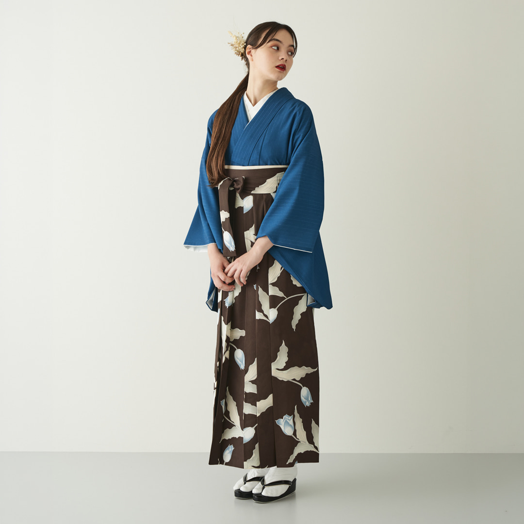袴レンタル8点セット　フレア袴４