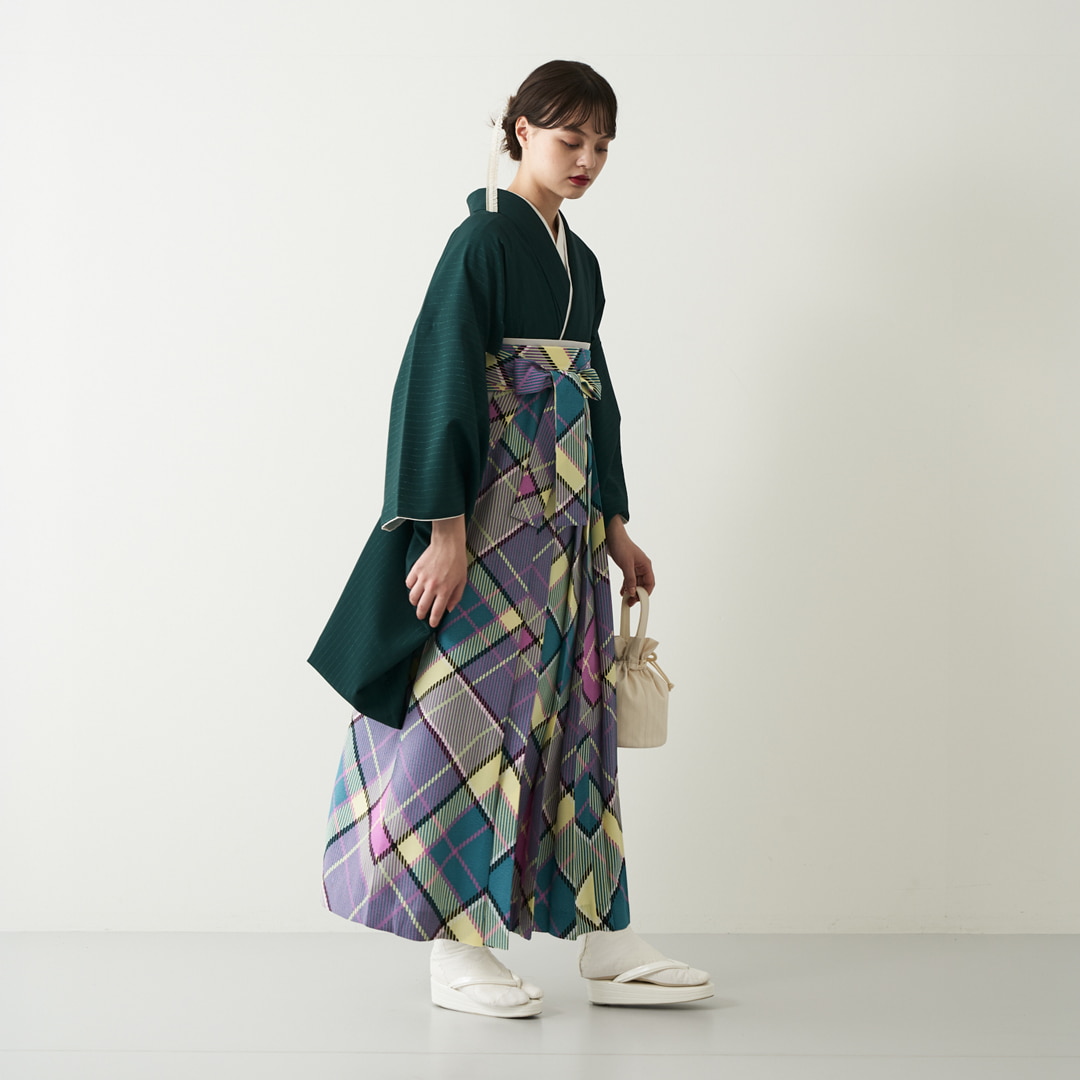袴レンタル8点セット　フレア袴８