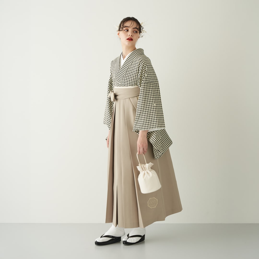 袴レンタル8点セット　ダリア袴５