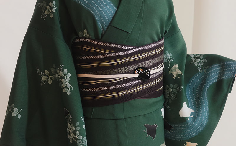 帯の結び方（ぶっちがい）