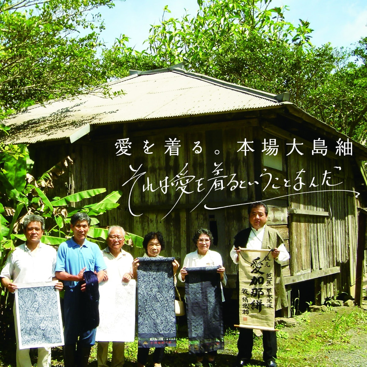 愛を着る。本場大島紬