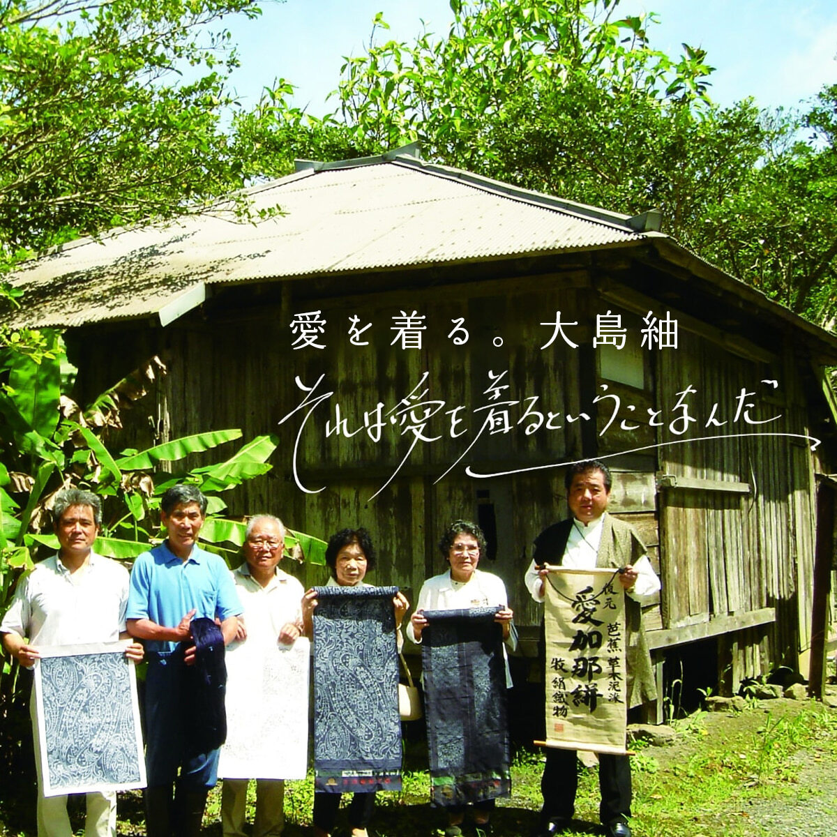 愛を着る。大島紬