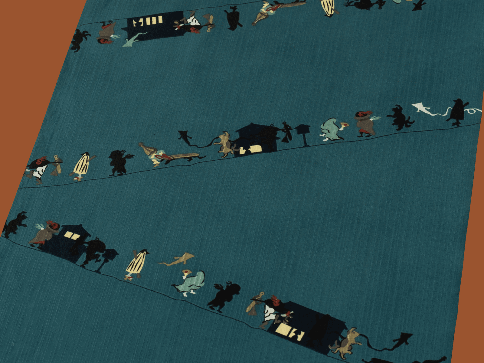 ゆかた 百鬼夜行