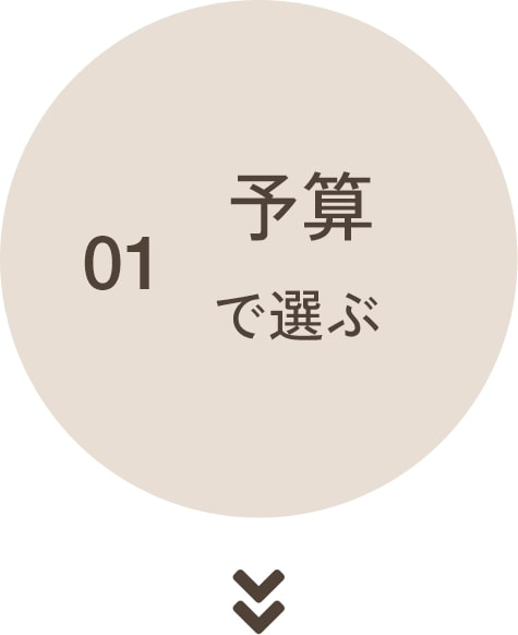 予算で選ぶ