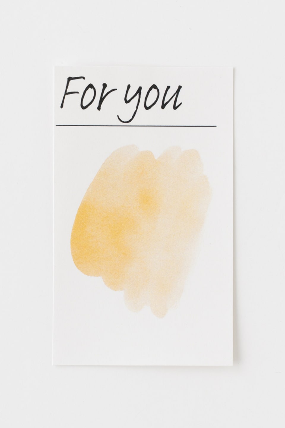 For you