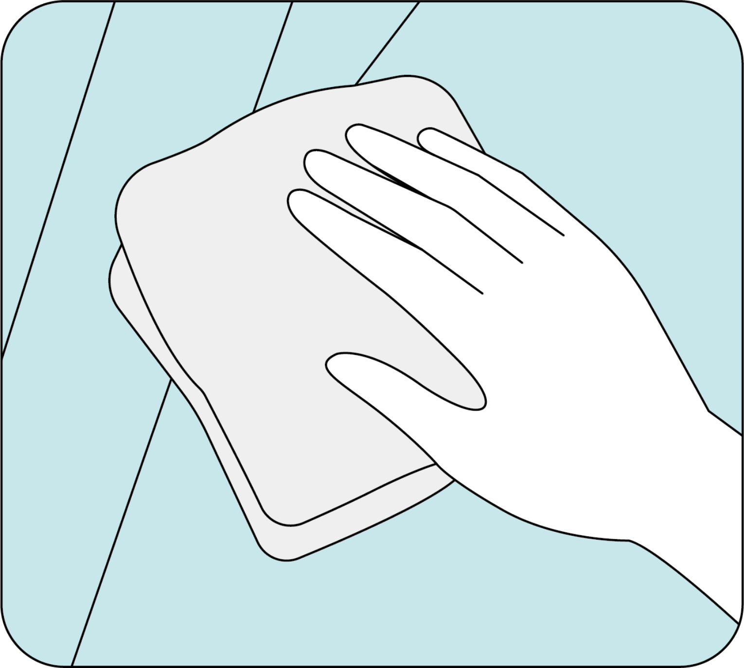 濡れたらすぐに応急処置をする