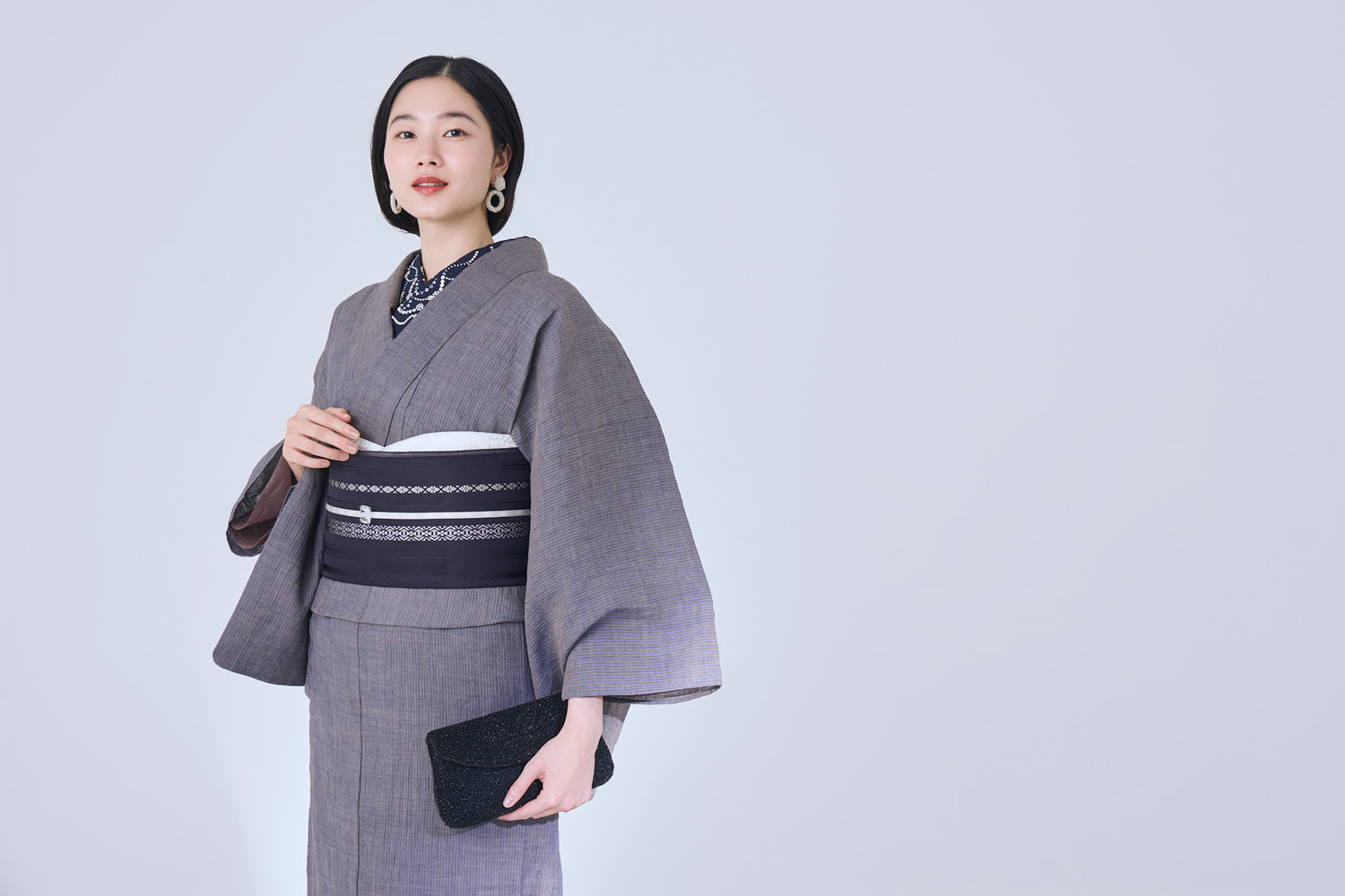 近江縮　縞 style01