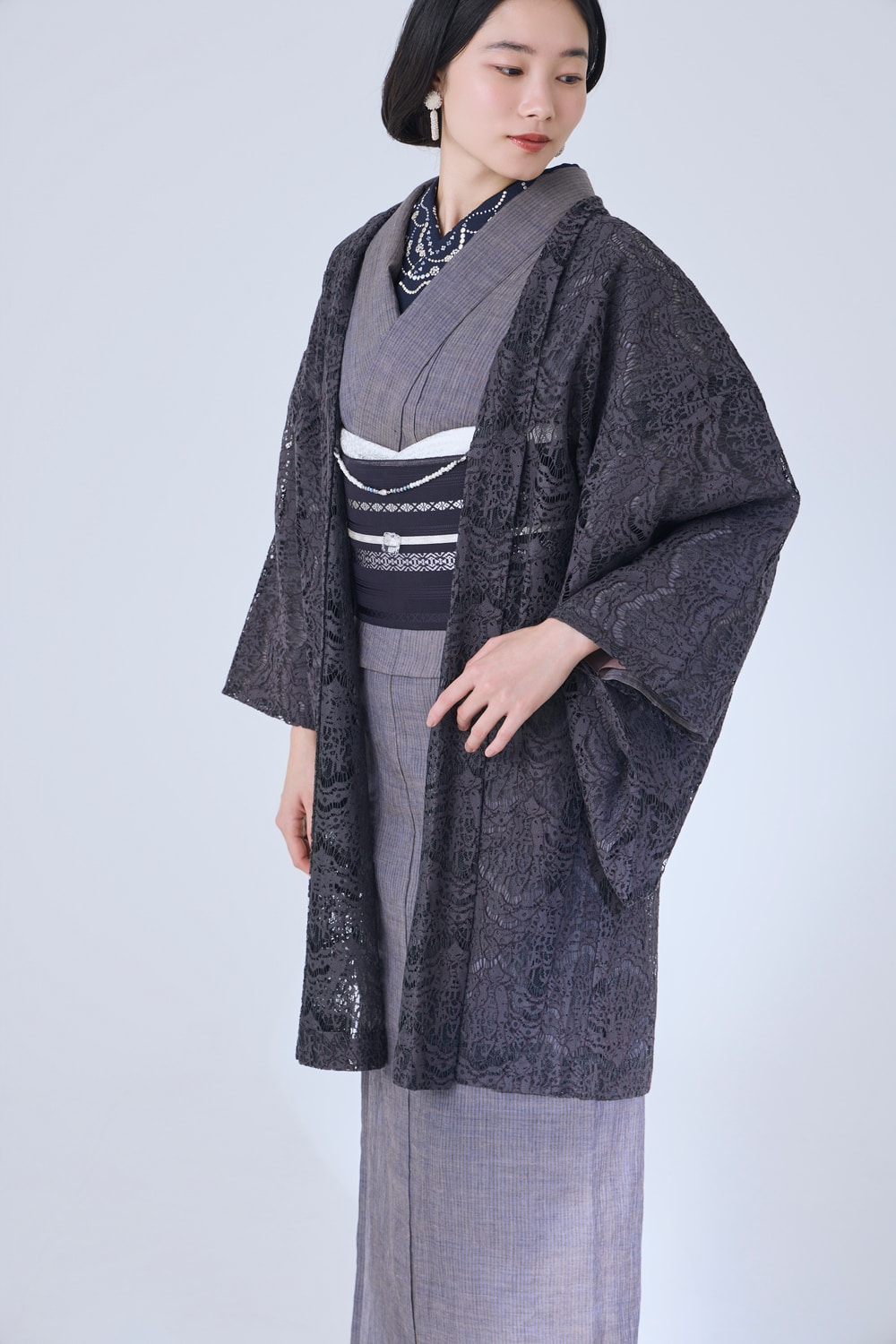 近江縮　縞 style02