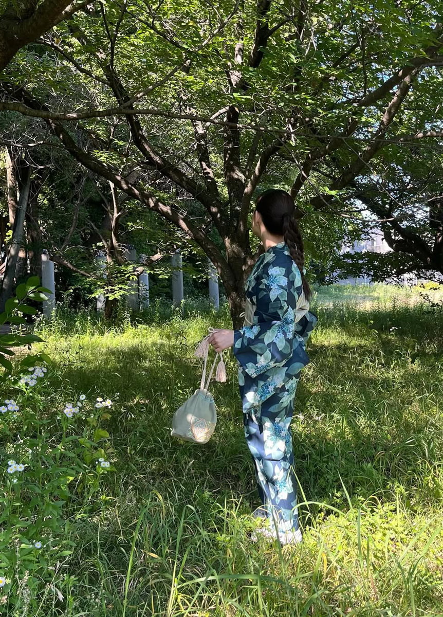 ゆかた×半幅帯 04803