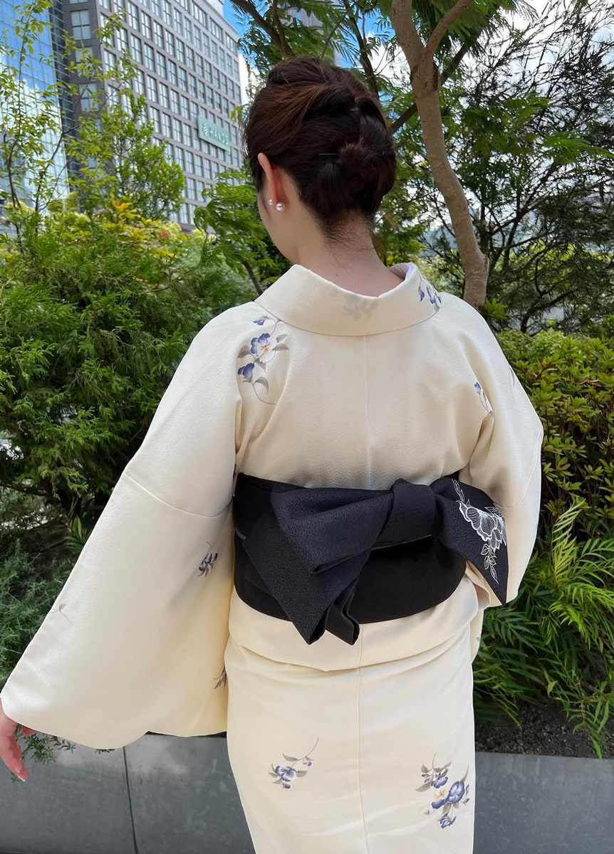 やまと可憐×半幅帯 07003