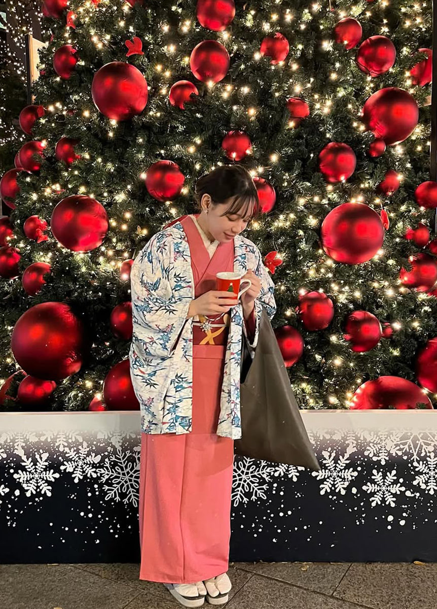 クリスマスのお出かけスタイル 12802