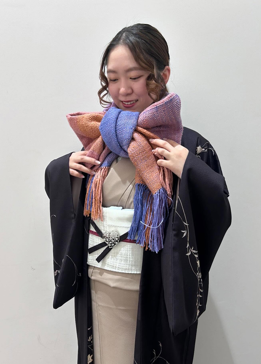 結城真綿ショール 21002