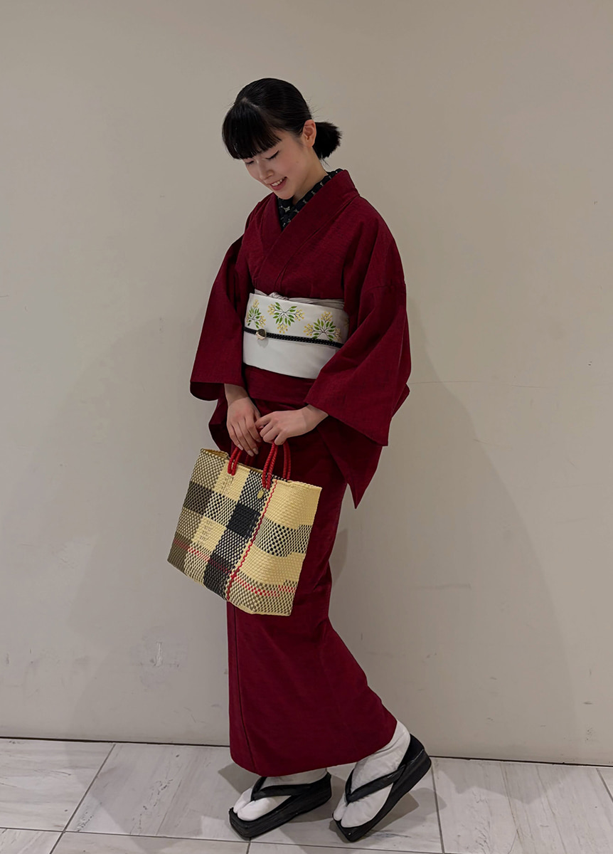 久留米絣×京袋帯 main266
