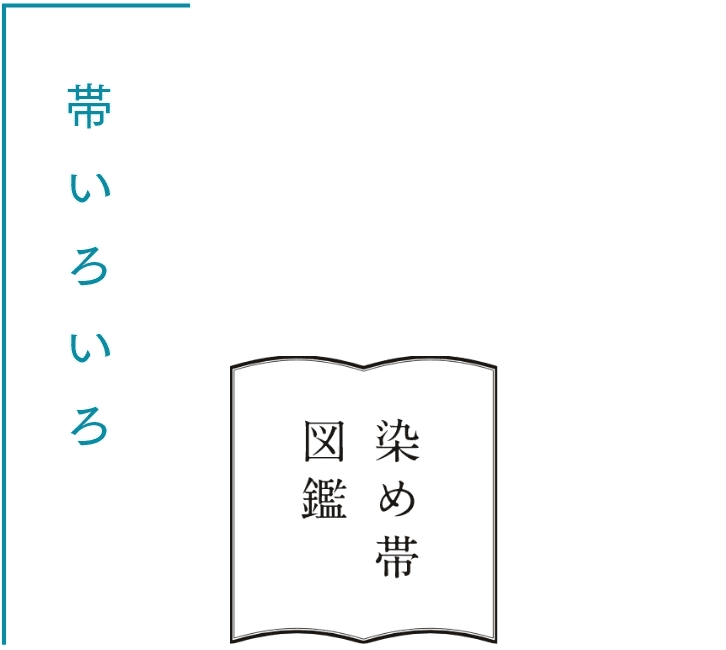 帯いろいろ　染め帯図鑑